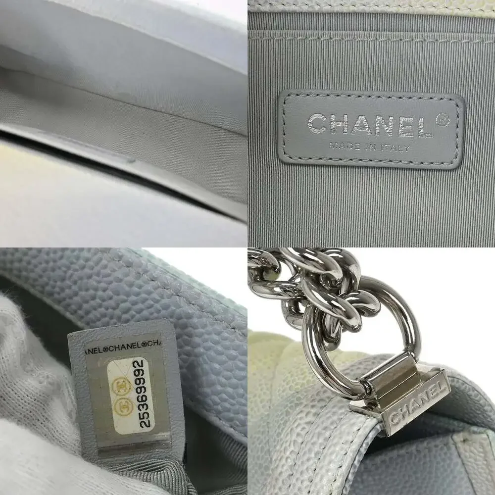 Chanel Caviar Rainbow Boy Quilted Painted Flap Bag Multicolour - Picture 3 of 4